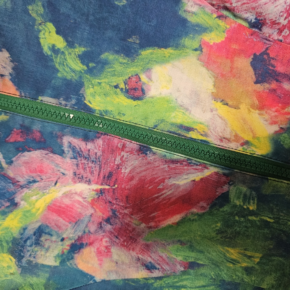 Pink Tartan Floral Dress. Size 4 - Picture 5 of 8